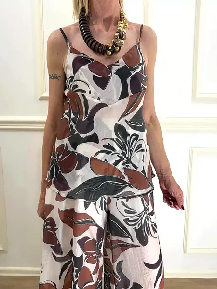 TOP FLOREALE ART. K2533ST88  - SUSY MIX