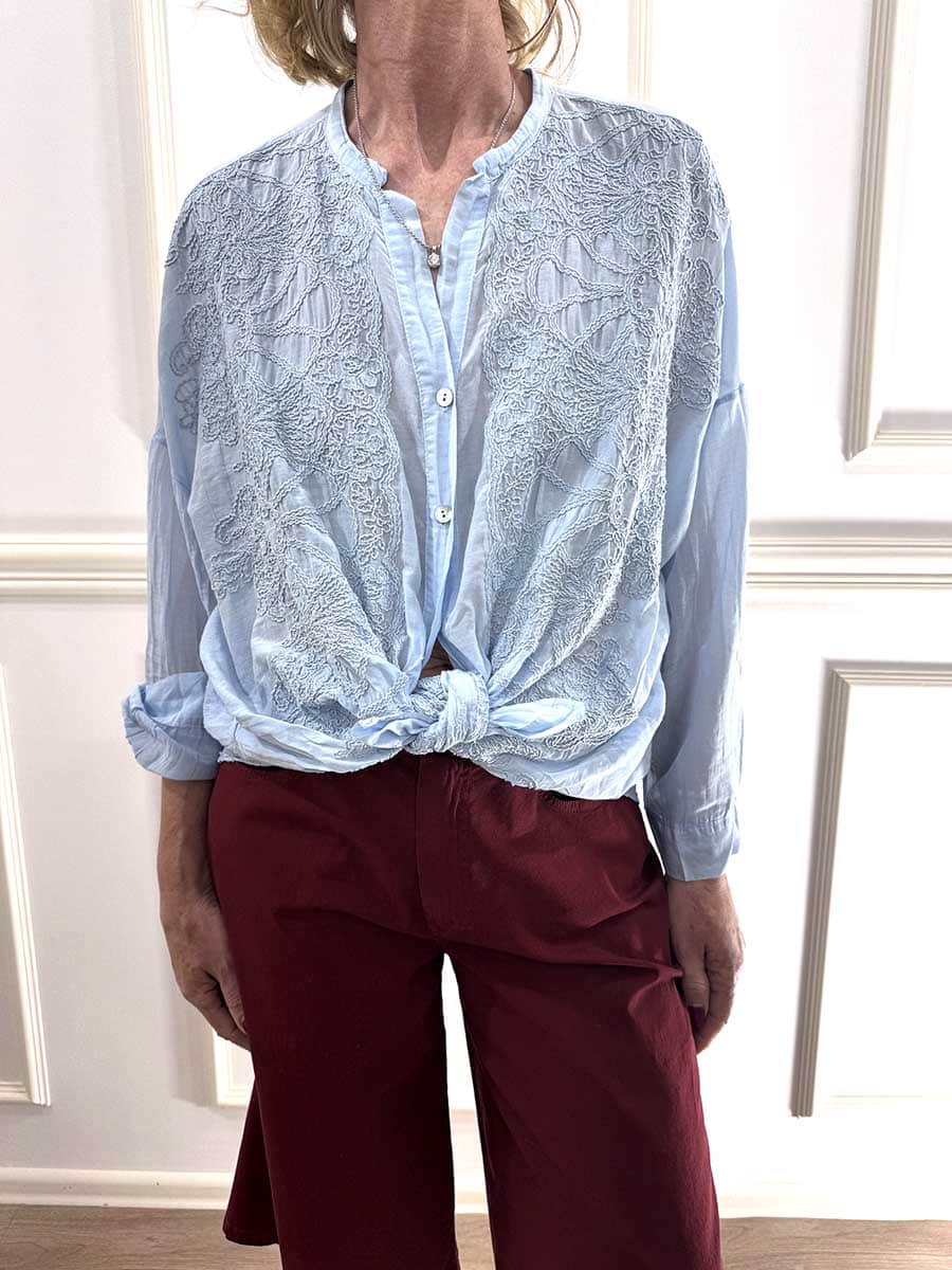 CAMICIA RICAMI ART. S26CF98 - MOTEL