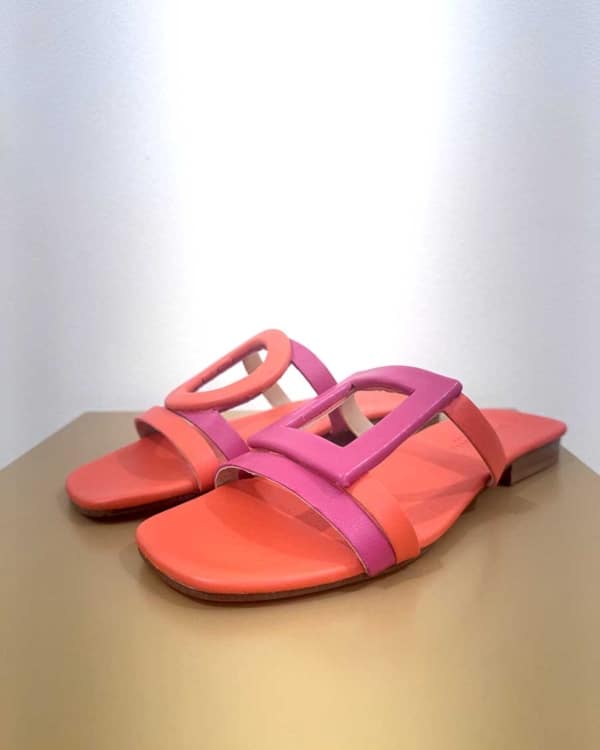 CIABATTA ART. E095 - ARANCIO/FUXIA  - DIVINE FOLLIE - 40