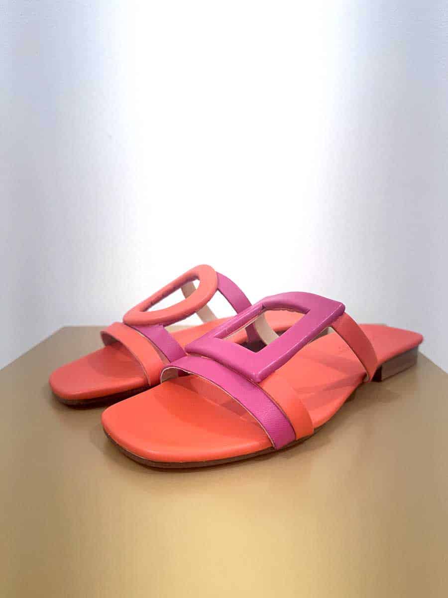 CIABATTA ART. E095 - ARANCIO/FUXIA  - DIVINE FOLLIE - 40