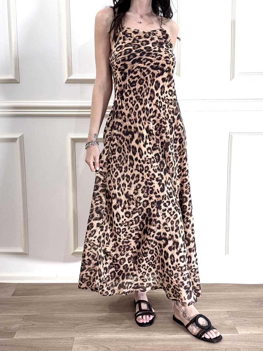 ABITO ANIMALIER ART. PE260243 - TENSIONE IN - S