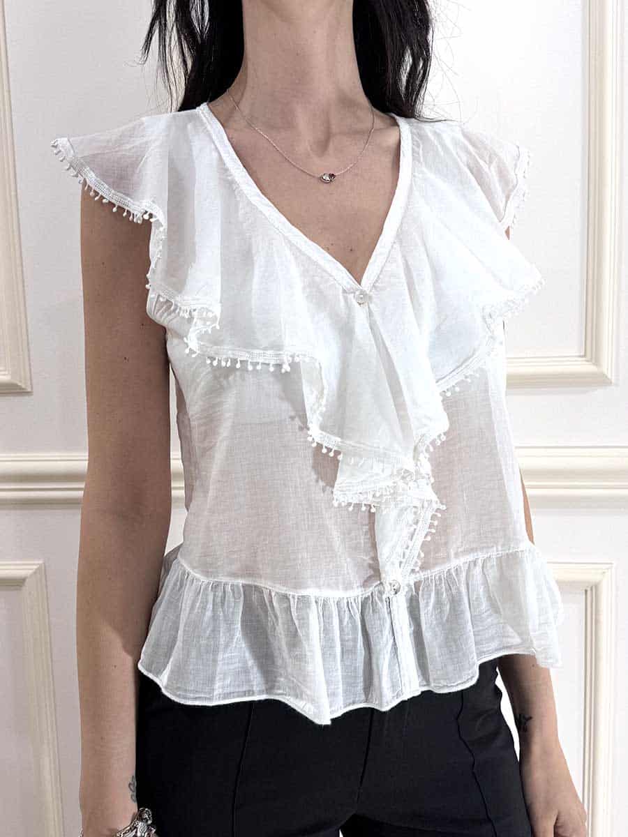 CAMICIA CON PASSAMANERIA ART. H320TU - SUSY MIX