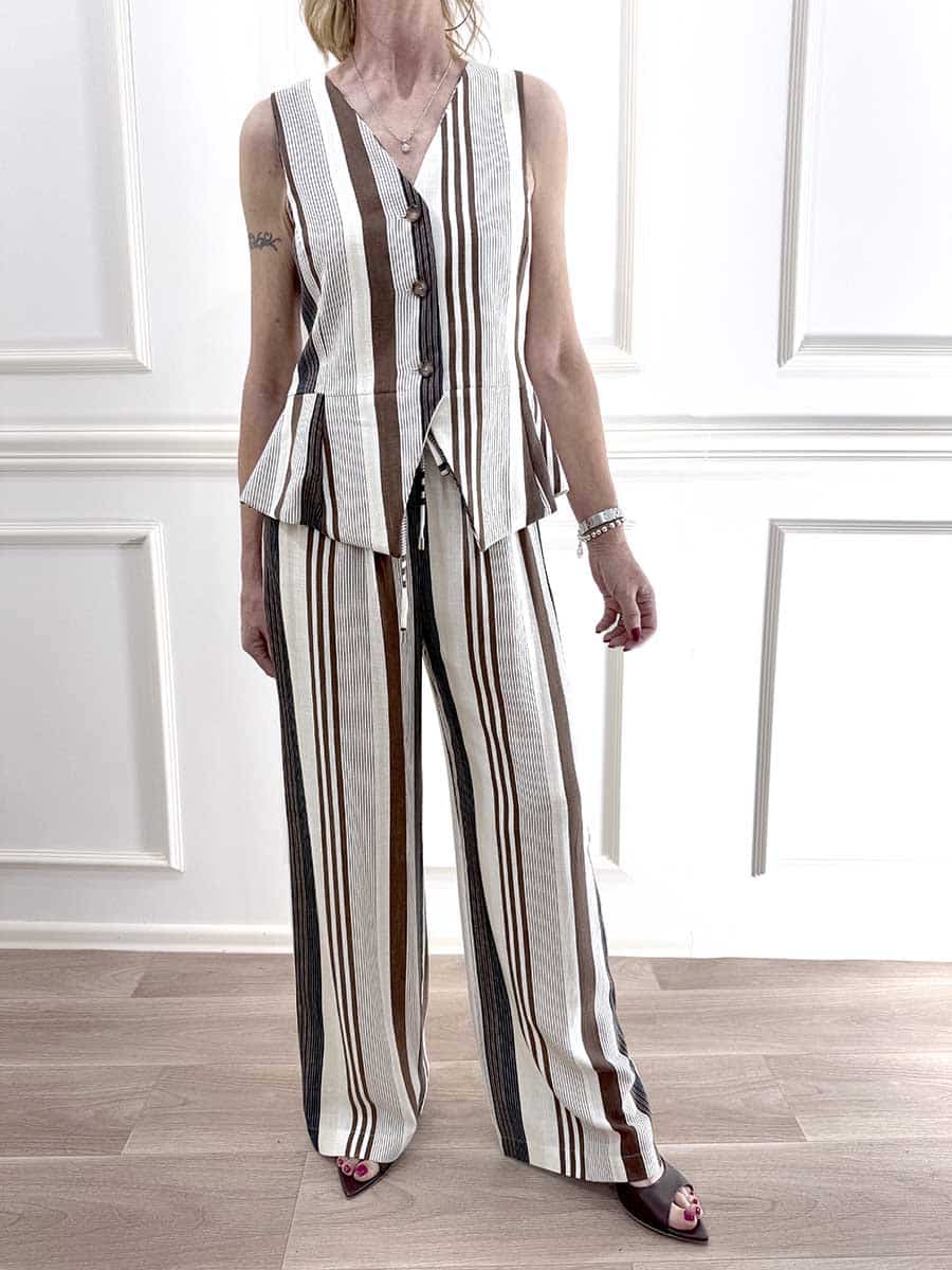 GILET A RIGHE ART. S26TG49 - MOTEL