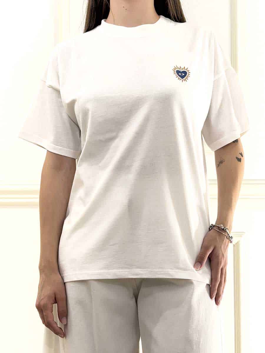T-SHIRT STAMPA TROPICALE ART. RAB1082  - VICOLO
