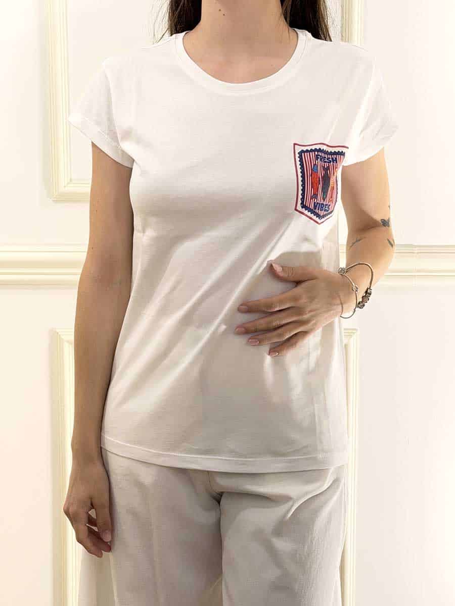 T-SHIRT CON STAMPA LATERALE ART. RAB1089 -VICOLO