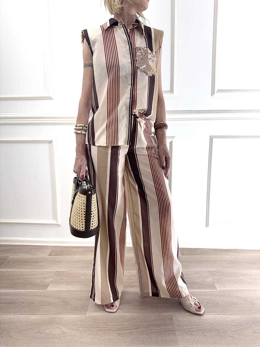 CAMICIA A RIGHE ART. TAB2499 - VICOLO