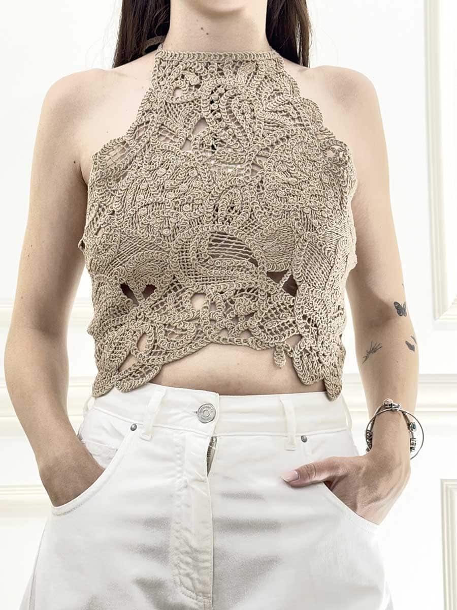 TOP CROCHET ART. 5AB5031 - VICOLO - DESERTO