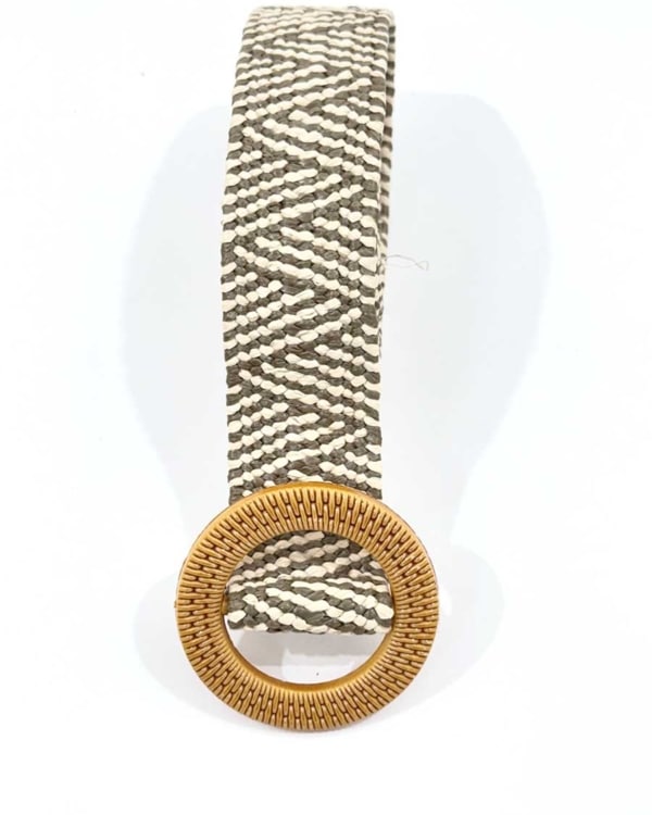 CINTURA ELASTICA INTRECCIATA NATURAL CHIC ART. AAB0092 -VICOLO