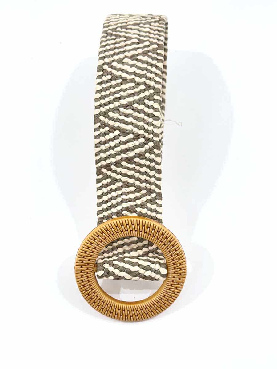 CINTURA ELASTICA INTRECCIATA NATURAL CHIC ART. AAB0092 -VICOLO