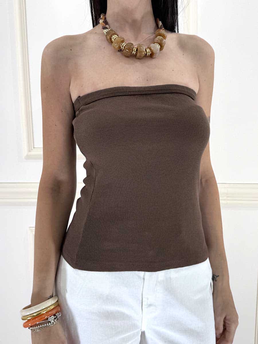 TOP A FASCIA ART. 1317J - MOTEL - MORO