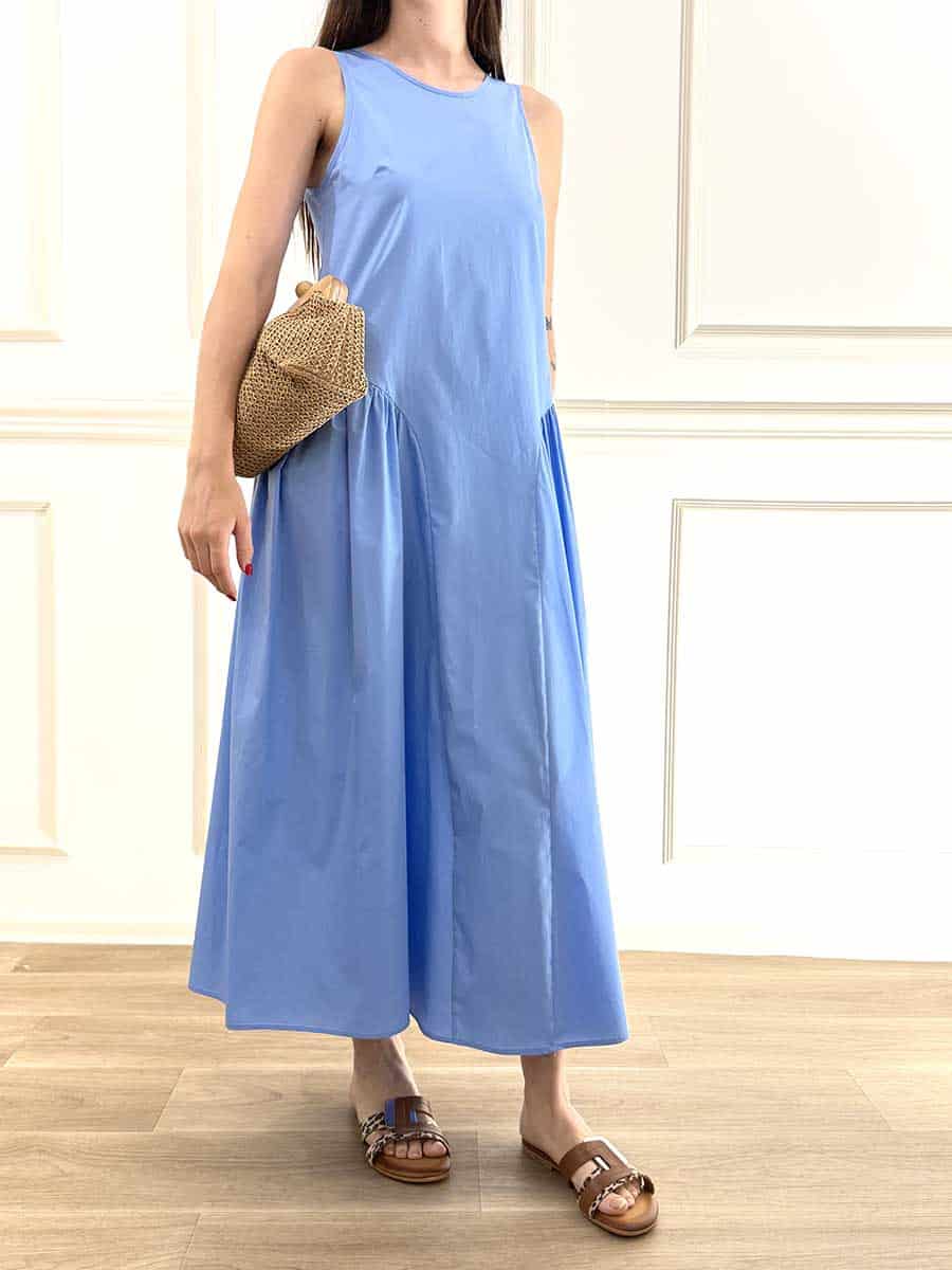ABITO IN COTONE ART. AGGSLFP - IMPERIAL - AZZURRO, XS