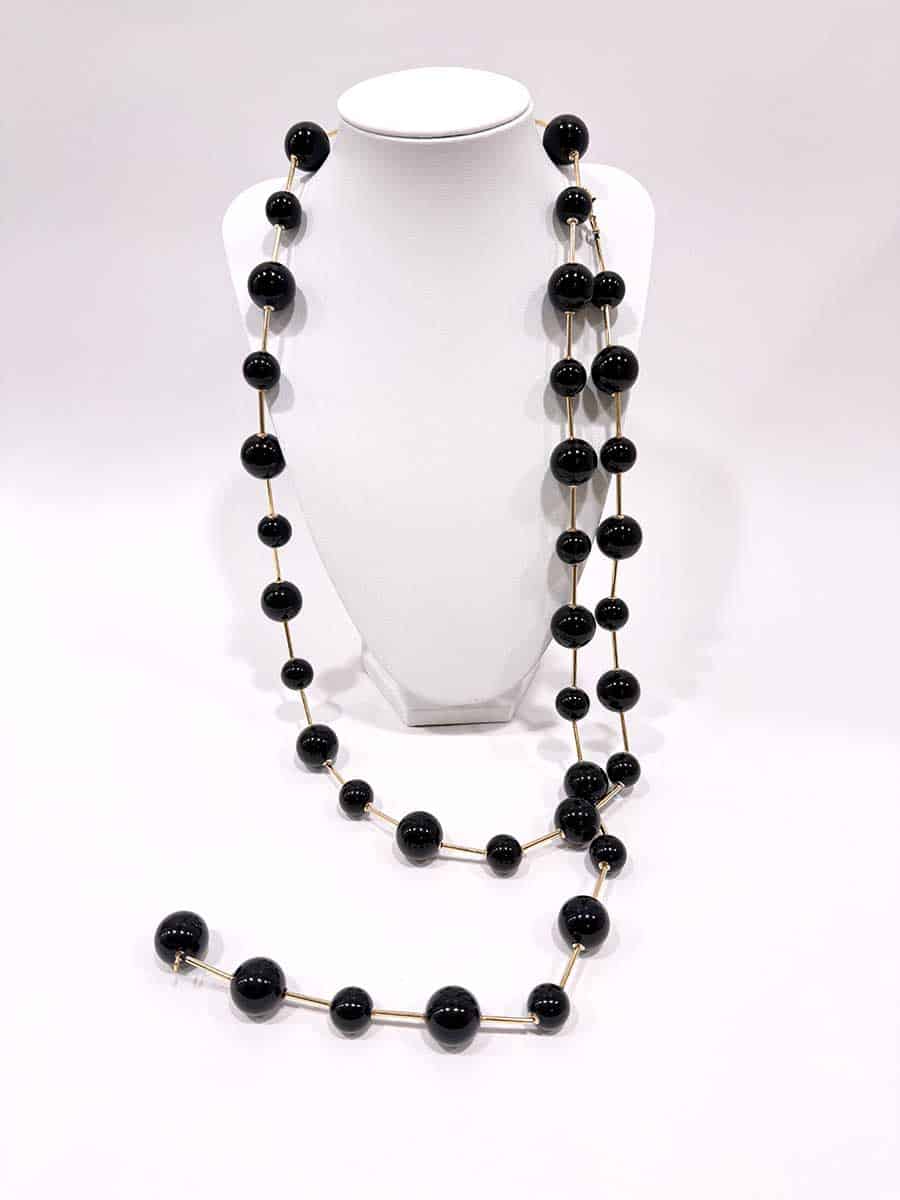 COLLANA LUNGA CON PERLE MINIMAL CHIC ART. 1818