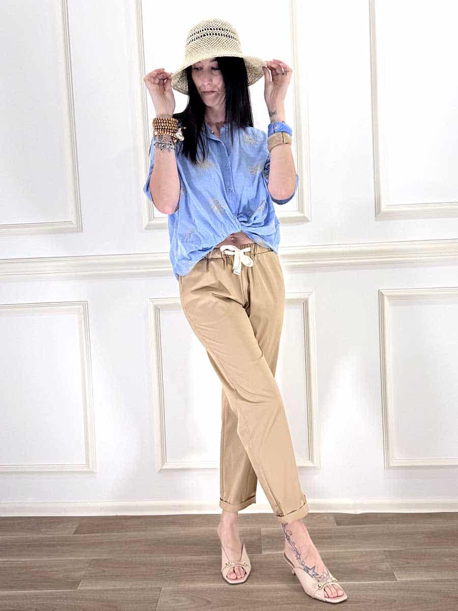 CAMICIA RICAMI ART. TAB2814 - VICOLO