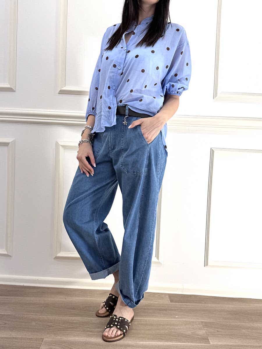 CAMICIA A POIS ART. S26CG78 - TENSIONE IN