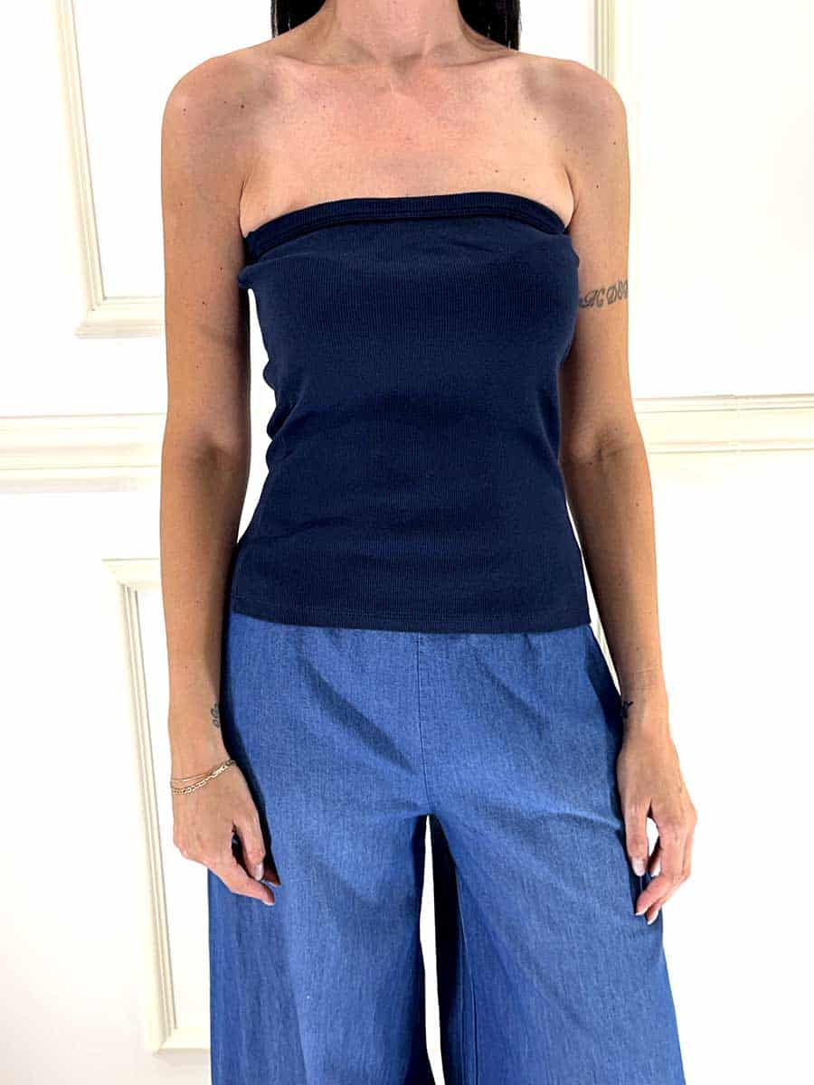 TOP A FASCIA ART. 1317J - MOTEL - Blu