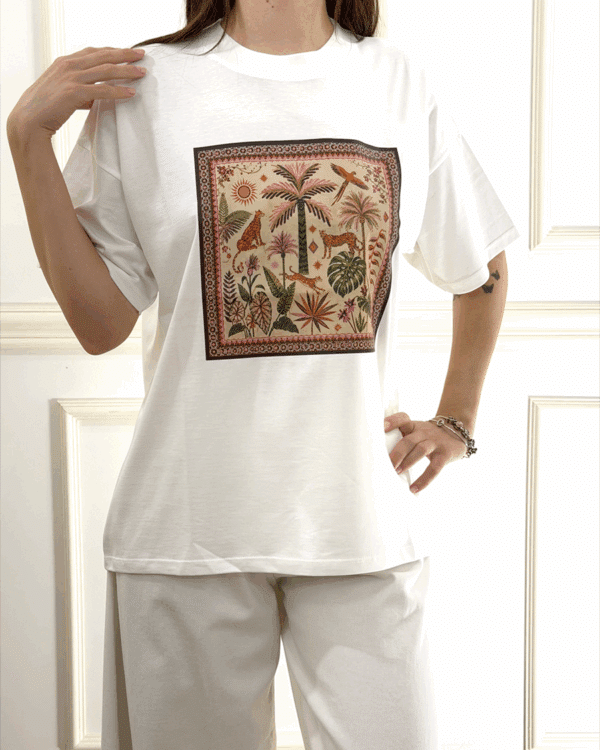 T-SHIRT STAMPA ESOTICA ART. RAB1087 -VICOLO