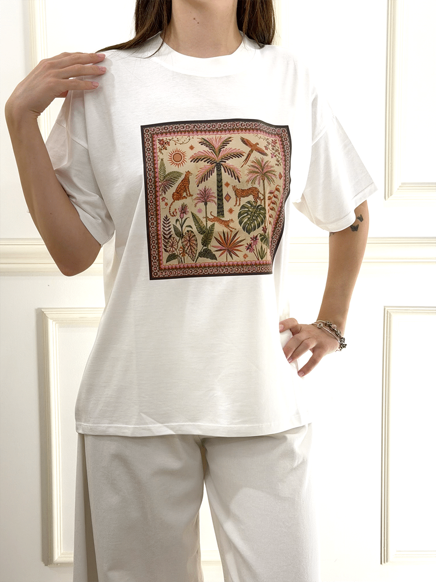 T-SHIRT STAMPA ESOTICA ART. RAB1087 -VICOLO