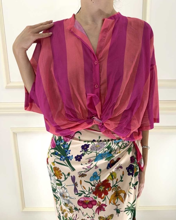 CAMICIA RIGA FUCSIA ART. PE260480 -TENSIONE IN