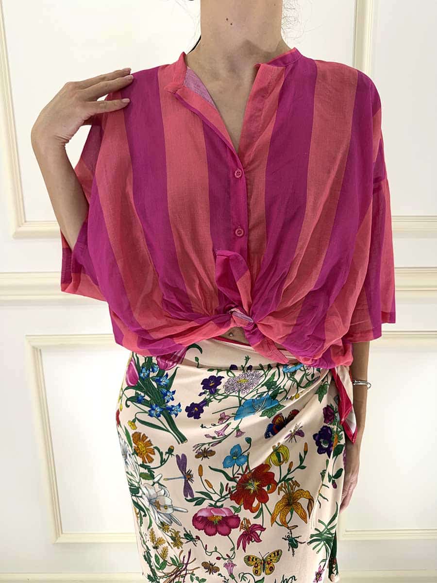 CAMICIA RIGA FUCSIA ART. PE260480 -TENSIONE IN