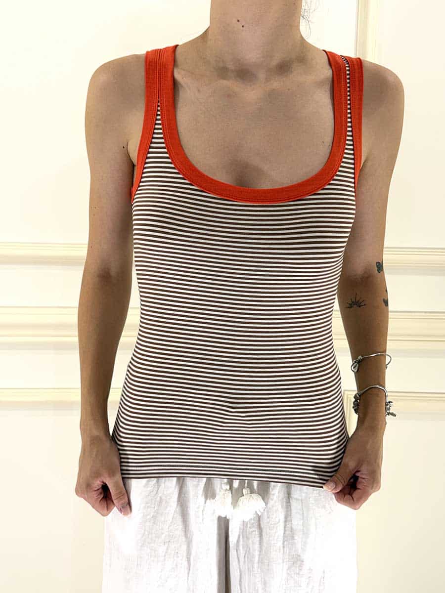 CANOTTA RIGHE ART. R262A098 -DIXIE