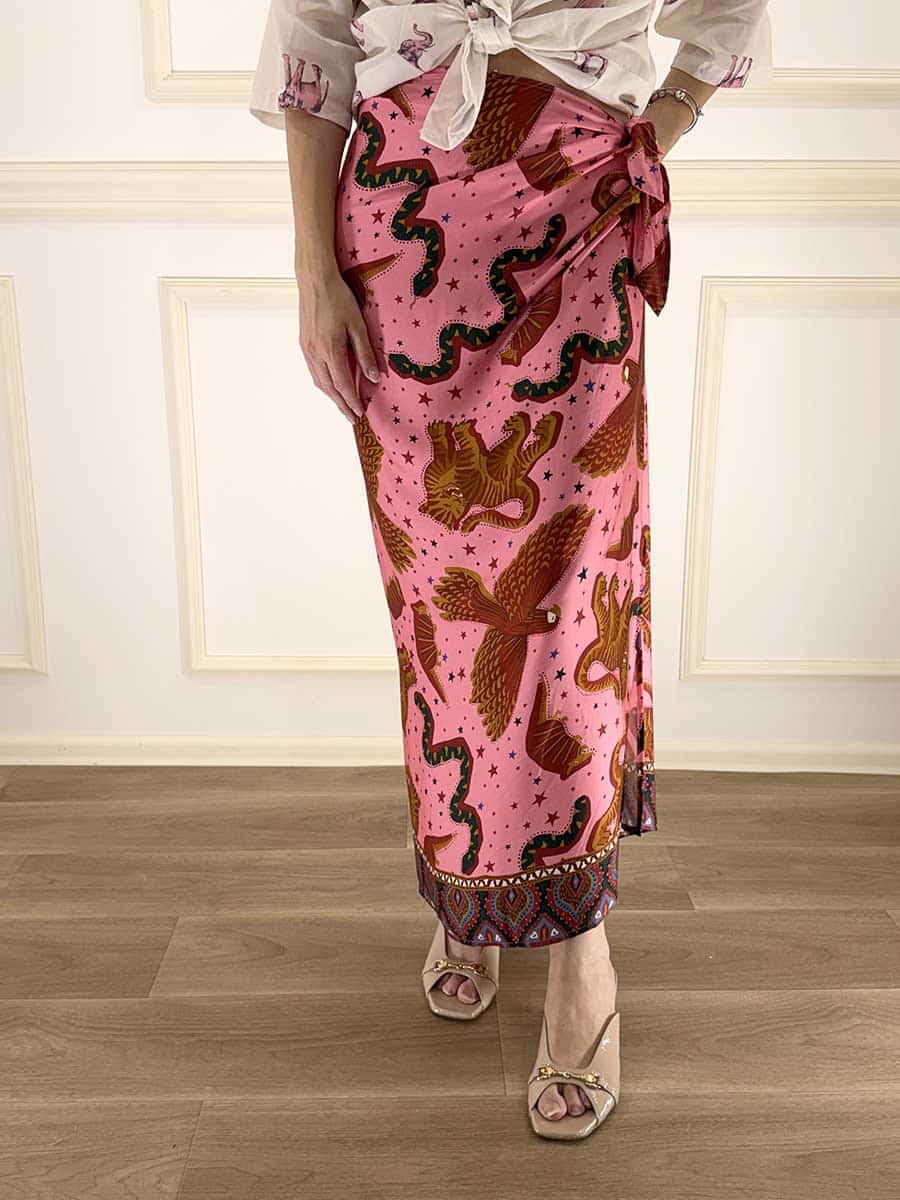 GONNA LONGUETTE FANTASIA ROSA ART. 39782 -TENSIONE IN