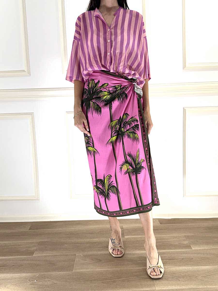 GONNA PAREO CON PALME ART. pe260488 - TENSIONE IN