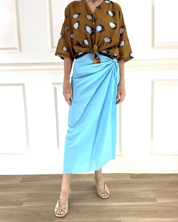 CAMICIA IN MUSSOLA ART. PE260444 - TENSIONE IN