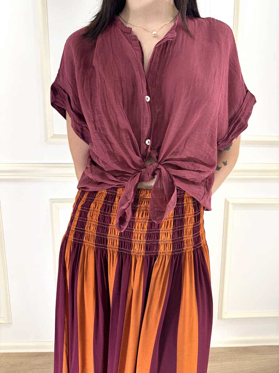 CAMICIA IN MUSSOLA ART. S26CM78 - MOTEL