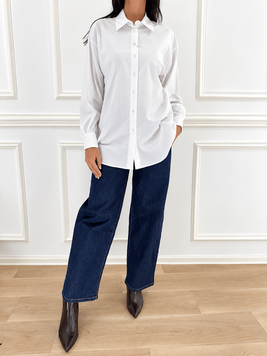 CAMICIA LUNGA MICRO SPIGATA ART. 25-564/MO - MOTEL