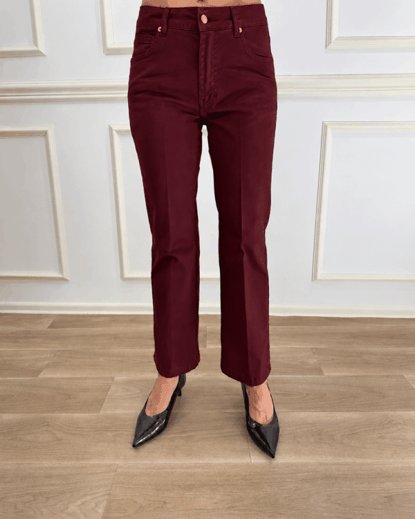 PANTALONE A TROMBETTA ART. CJ12773 - TENSIONE IN - BORDEAUX, M