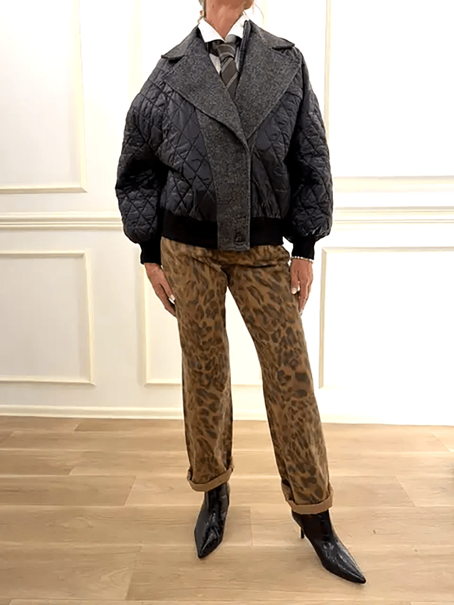 BOMBER TRAPUNTATO ART. S4229 - SUSY MIX