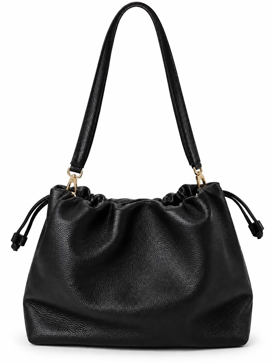 BORSA IN PELLE ART. 4827 - NERO