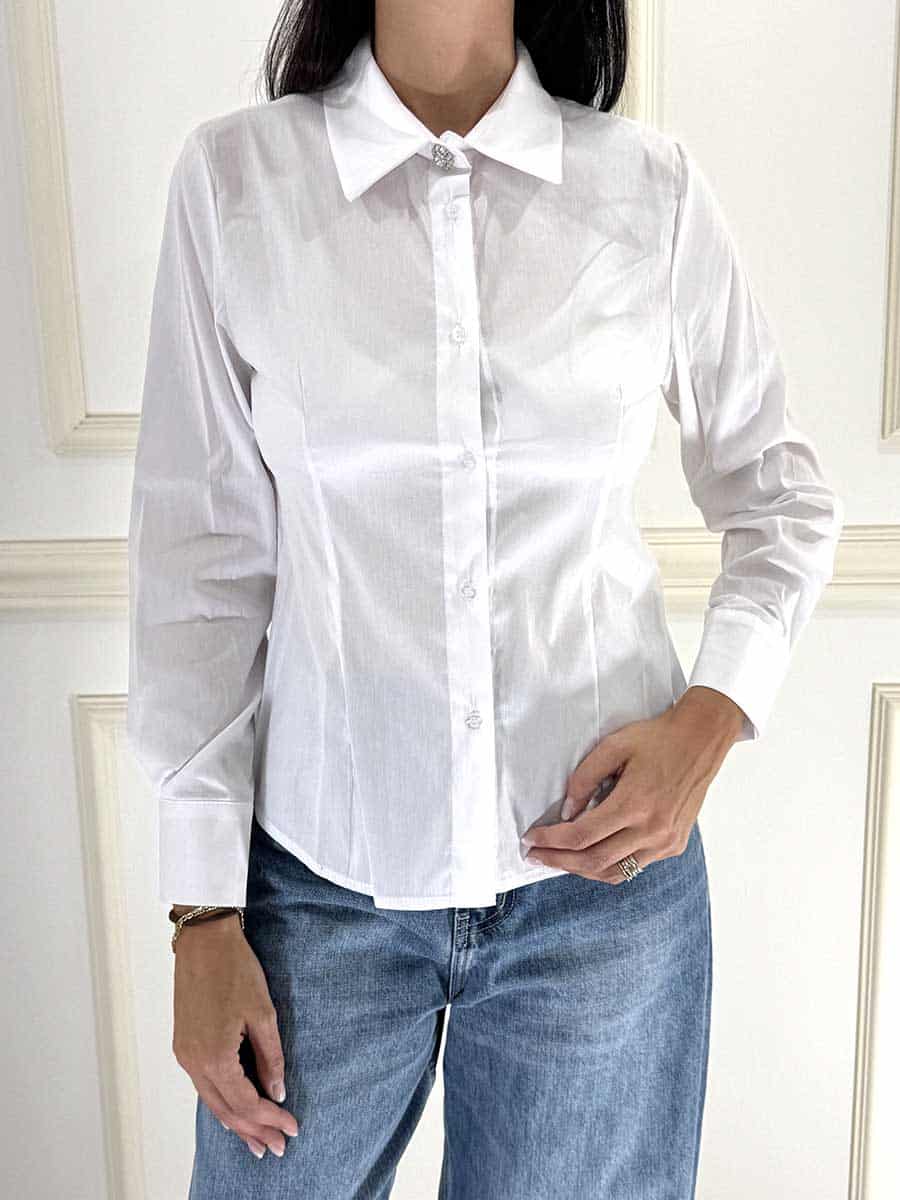 CAMICIA BOTTONE GIOIELLO ART. 74827P - SUSY MIX