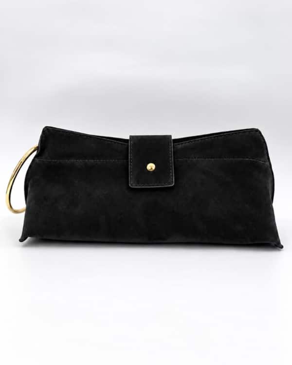 BORSA IN SUEDE ART. 4966 - NERO