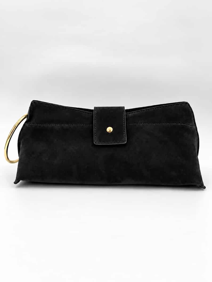 BORSA IN SUEDE ART. 4966 - NERO