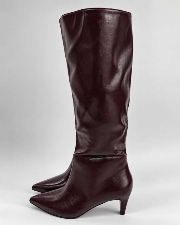 STIVALE ECOPELLE LUCIDO VINO  ART. X2608 - SUSY MIX - 41