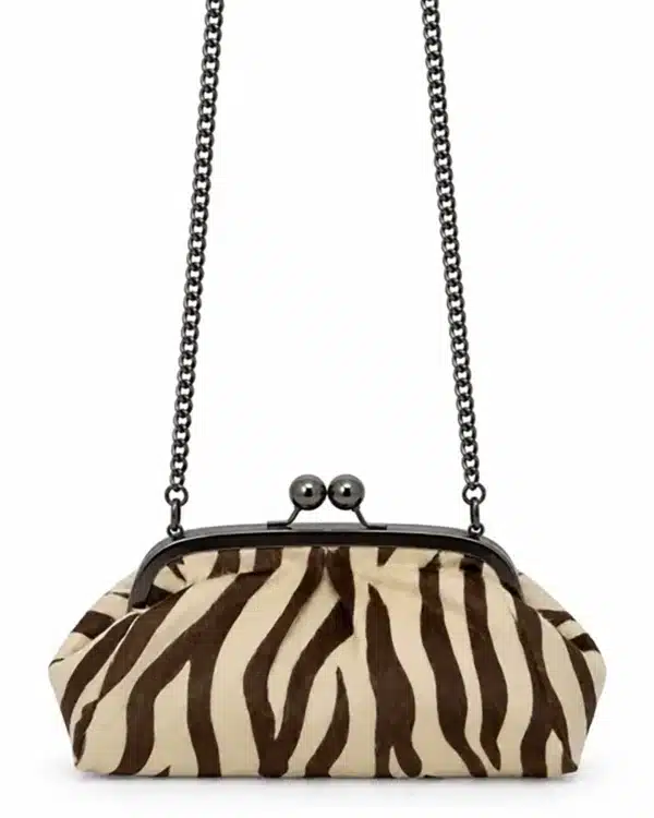 CLUTCH IN CAVALLINO STAMPA ZEBRATA ART. 4424