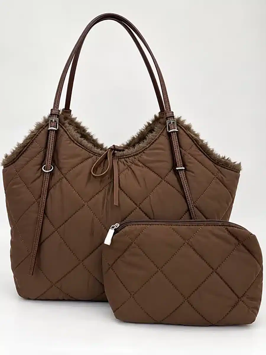 BORSA DOUBLE ART. BO122 - SUSY MIX - MORO