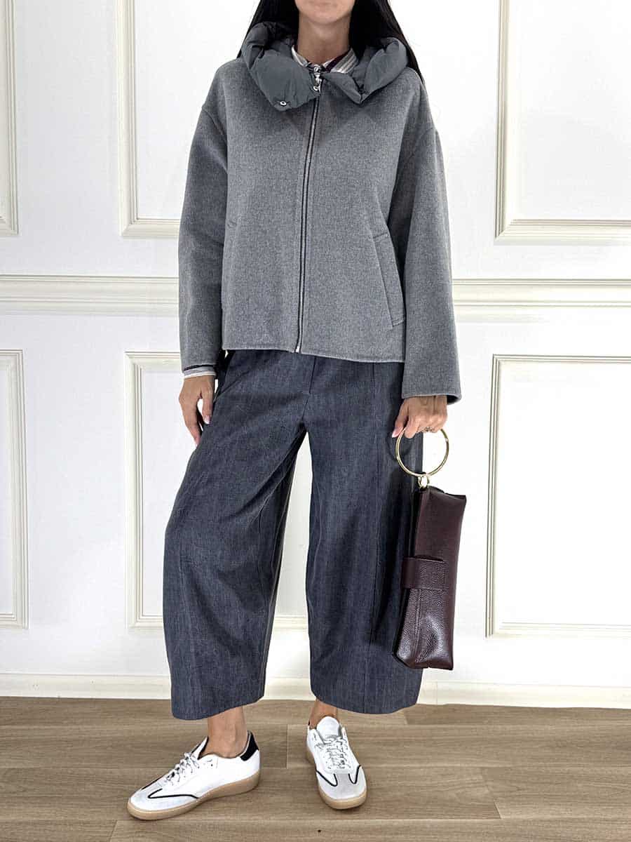 CAPPOTTO CORTO CON CAPPUCCIO ART. PP406CA97 - SUSY MIX