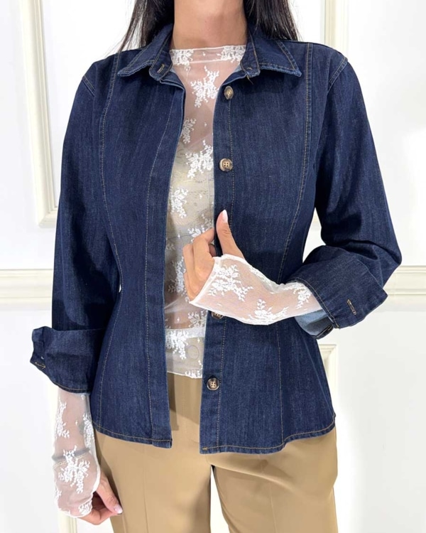 CAMICIA JEANS BLU  ART. 611616 - SUSY MIX - S