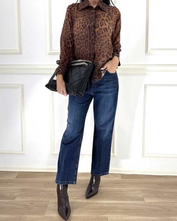 CAMICIA ANIMALIER ART. FW260024 - TENSIONE IN
