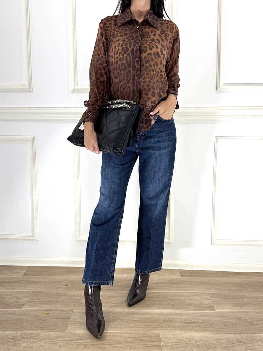 CAMICIA ANIMALIER ART. FW260024 - TENSIONE IN