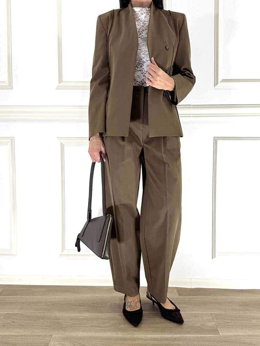 PANTALONE CON PENCES ART. T2425C29 - SUSY MIX