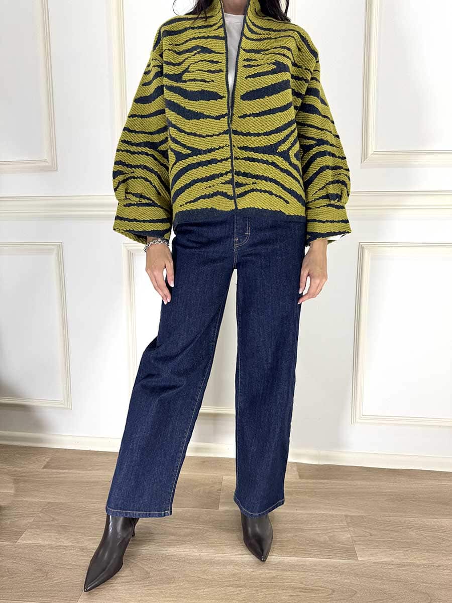 CARDIGAN STAMPA ZEBRA ART. W6HMG81A400 - MOTEL