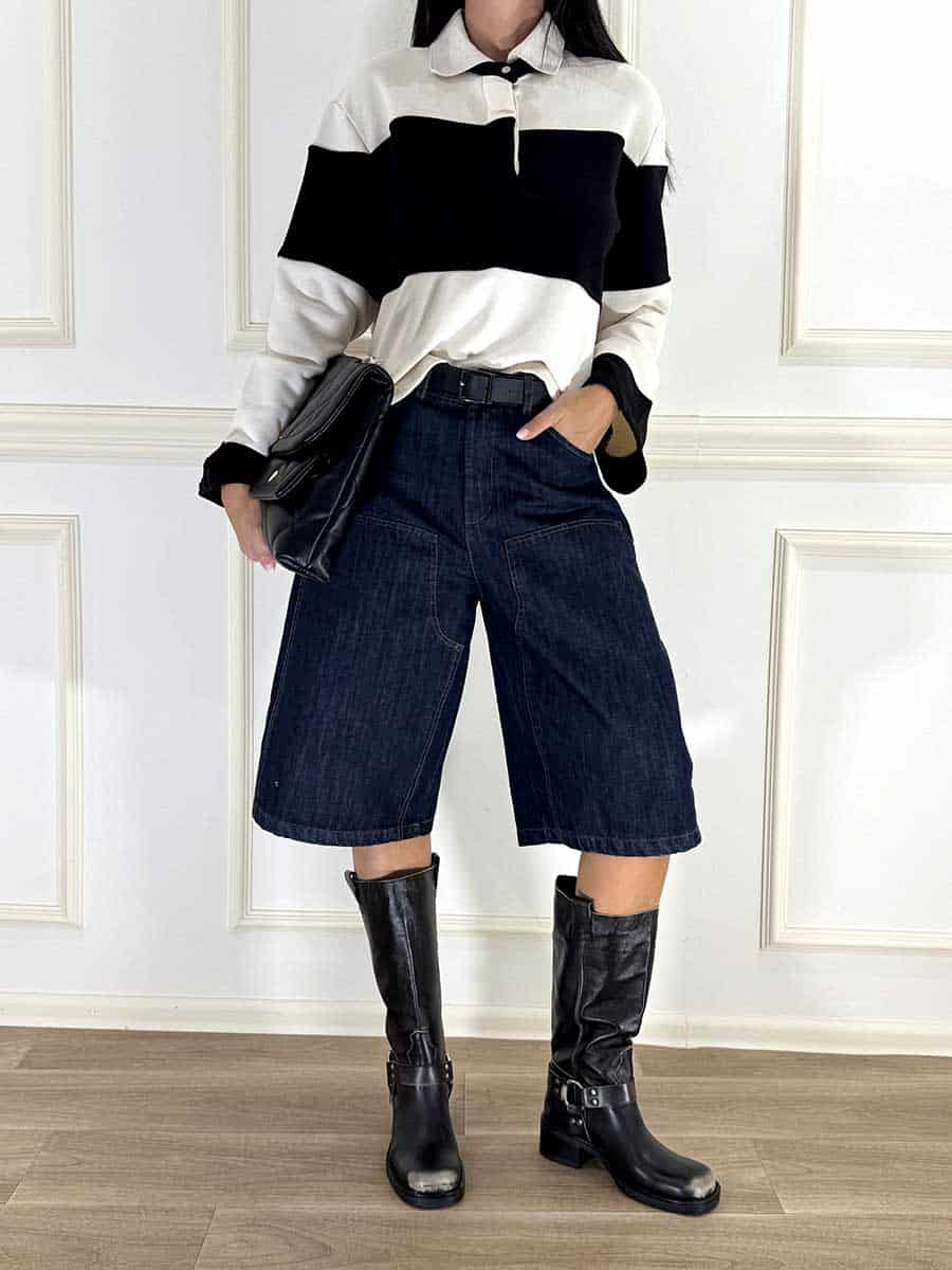 BERMUDA JEANS ART. 61312PJ - SUSY MIX