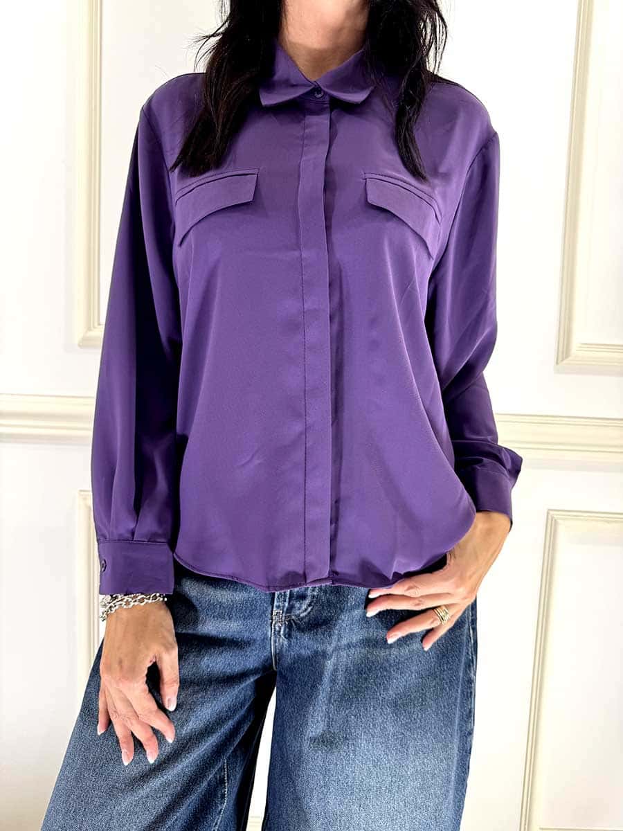 CAMICIA VIOLA ART. Y928N18 - SUSY MIX