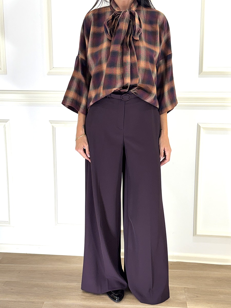 CAMICIA CHECK CON FIOCCO ART. TAC1163 - VICOLO