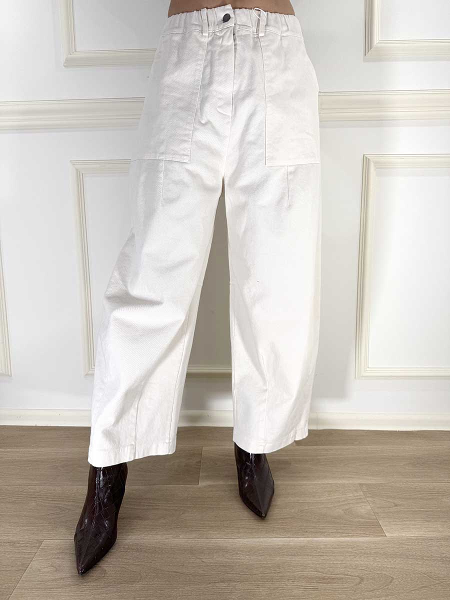 PANTALONE TASCONI ART. PA5665 - MOTEL - PANNA, S