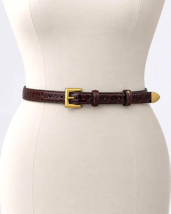 CINTURA SOTTILE STAMPA COCCO ART. 5019