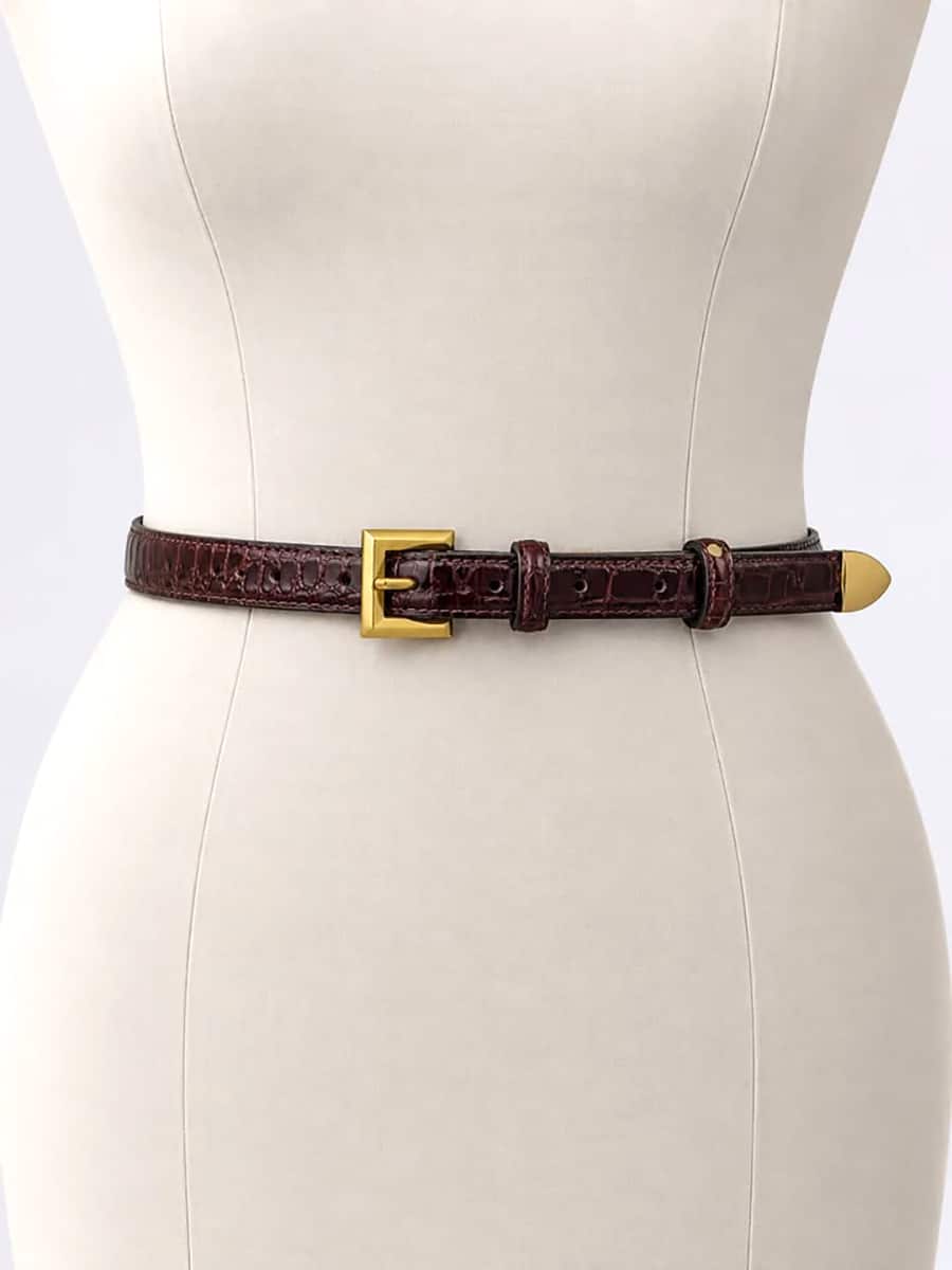 CINTURA SOTTILE STAMPA COCCO ART. 5019